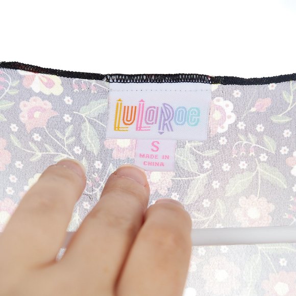 Lularoe Floral Sheer Kimono Small - Picture 4 of 9